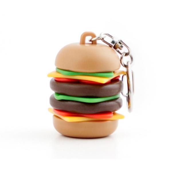 キッカーランド バーガー キーリング ノイジーキーリング キーホルダー かっこいい 音が鳴る おしゃれ ハンバーガー ファッション小物 Kikkerland