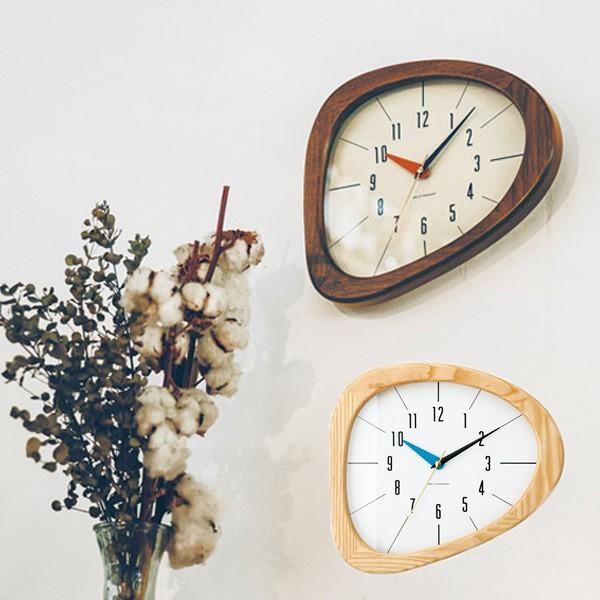 掛け時計 おしゃれ キーノ 壁掛け時計 壁時計 レトロ 北欧 木製 ナチュラル 寝室 リビング ダイニング 置き時計 Cl 31 オリジ 通販 Yahoo ショッピング