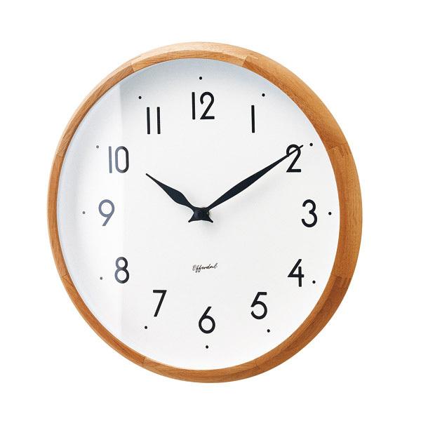 電波時計 おしゃれ 掛け時計 ブレッケ 壁掛け時計 壁時計 北欧 木製 寝室 静か Cl 3992 Wh オリジ 通販 Yahoo ショッピング