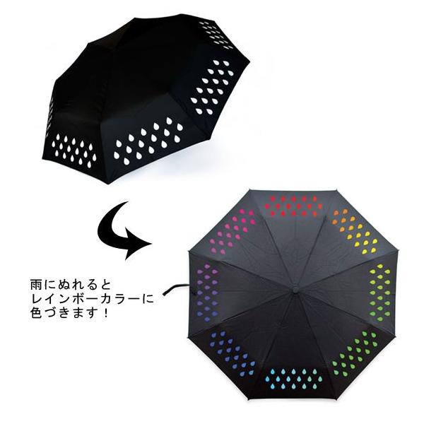 おしゃれな 折り畳み傘 カラーチェンジングアンブレラ 濡れると色が変わる傘 Buyee Buyee 日本の通販商品 オークションの代理入札 代理購入