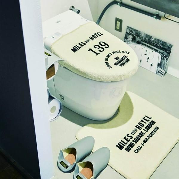 トイレ フタカバー トイレマット 洗浄便座用 おしゃれ 便座カバー ミルズ イン ホテル ホワイト グレー Fl 1781 Fl 17 オリジ 通販 Yahoo ショッピング