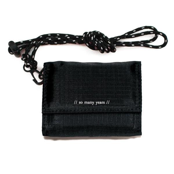 財布 三つ折り ミニサイズ 小さい おしゃれ メンズ ストラップ付き ソーメニーイヤーズ マイクロ ウォレット リップストップ ブラック メンズ レディース So Many Years Micro Wallet Lsp オリジ 通販 Yahoo ショッピング