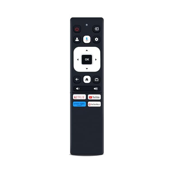 チューナーレステレビリモコン for FPD 32V型 40V型 43V型 Google TV フレームレス液晶テレビ 音声機能付き CG32-P2 CG40-P2 CG43-P2対応 互換品