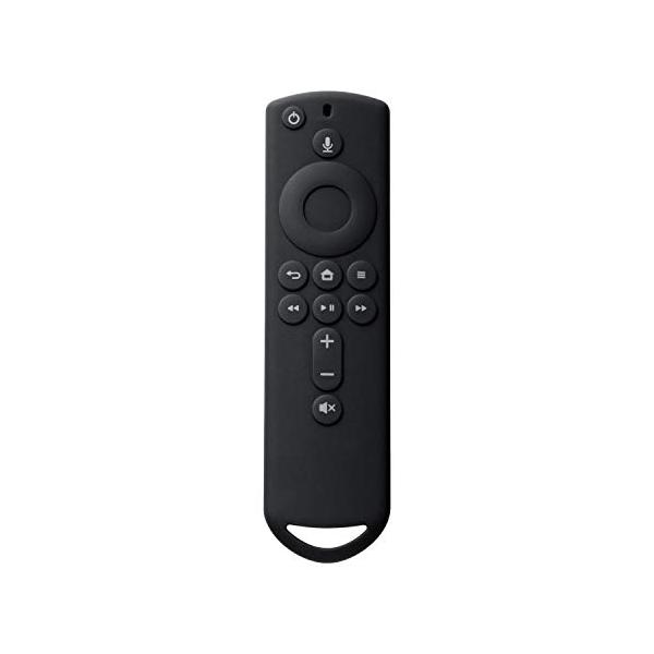 他サイト： エレコム リモコンカバー 【 Fire TV Stick 4K / Fire TV(第3世代)/ Fire TV Cube 用】 Alexa対応音声認識リモコン用 シリコンカバー フック穴付き Aの商品画像