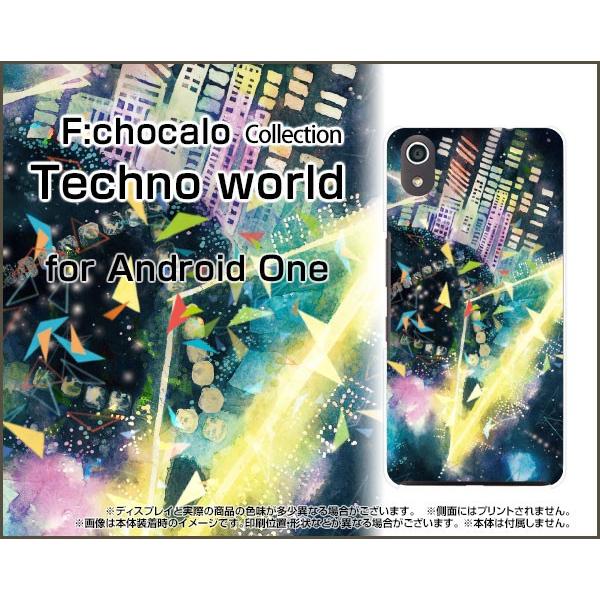 Android One S4 Y!mobile n[hP[X/TPU\tgP[X tیtBt Techno world F:chocalo fUC y  CXg |bv 