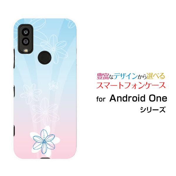 �X�}�z�P�[�X Android One S9 S9-KC �A���h���C�h ���� �G�X�i�C�� �n�[�h�P�[�X/TPU�\�t�g�P�[�X Pastel Flower type005 �p�X�e�� �� �t�����[ �s���N �u���[