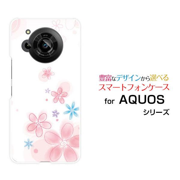 �X�}�z�P�[�X AQUOS R7 SH-52C �A�N�I�X �A�[���Z�u�� �n�[�h�P�[�X/TPU�\�t�g�P�[�X Pastel Flower type004 �p�X�e�� �� �t�����[ �s���N �z���C�g