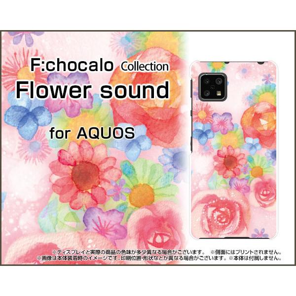 X}zP[X AQUOS sense4 lite n[hP[X/TPU\tgP[X Flower sound F:chocalo fUC ԕ sN CXg o 