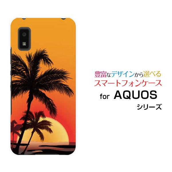 �X�}�z�P�[�X AQUOS wish2 SH-51C �A�N�I�X �E�B�b�V���c�[ �n�[�h�P�[�X/TPU�\�t�g�P�[�X Palm and Sunset �� �T�}�[ �[�� ���V