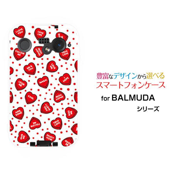 �X�}�z�P�[�X BALMUDA Phone �o���~���[�_ �t�H�� �n�[�h�P�[�X/TPU�\�t�g�P�[�X LOVE HEART(�h�b�g�E�����_��) �́[�� ���u �C���� �G���[�V����