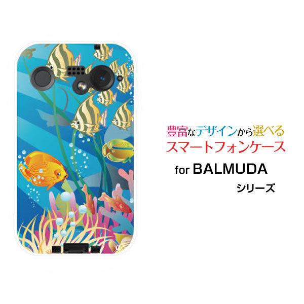 X}zP[X BALMUDA Phone o~[_ tH n[hP[X/TPU\tgP[X Fish's Life  T}[ C Mы