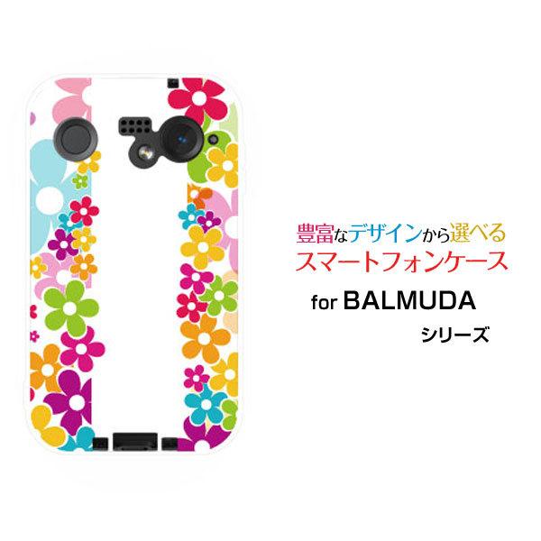 �X�}�z�P�[�X BALMUDA Phone �o���~���[�_ �t�H�� �n�[�h�P�[�X/TPU�\�t�g�P�[�X FLOWER LINE �����i���킢���j �|�b�v �� �t�����[