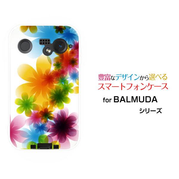 �X�}�z�P�[�X BALMUDA Phone �o���~���[�_ �t�H�� �n�[�h�P�[�X/TPU�\�t�g�P�[�X Pastel Flower type001 �p�X�e�� �� �t�����[ �� ���C���{�[