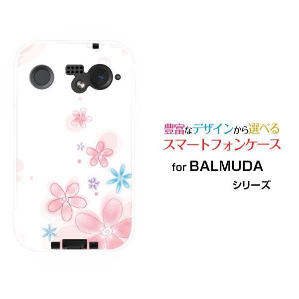 X}zP[X BALMUDA Phone o~[_ tH n[hP[X/TPU\tgP[X Pastel Flower type004 pXe  t[ sN zCg