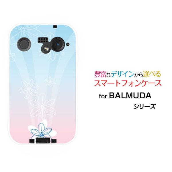 X}zP[X BALMUDA Phone o~[_ tH n[hP[X/TPU\tgP[X Pastel Flower type005 pXe  t[ sN u[