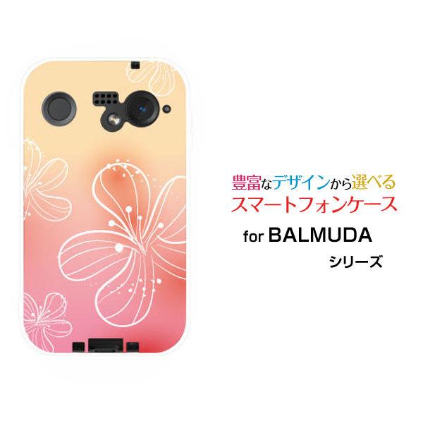 X}zP[X BALMUDA Phone o~[_ tH n[hP[X/TPU\tgP[X Pastel Flower type007 pXe sN IW  t[