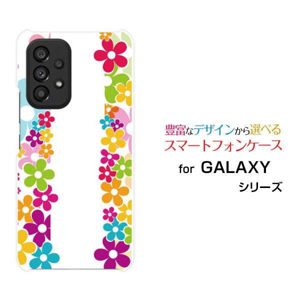 X}zP[X GALAXY A53 5G MNV[ G[tBteBX[ n[hP[X/TPU\tgP[X FLOWER LINE i킢j |bv  t[