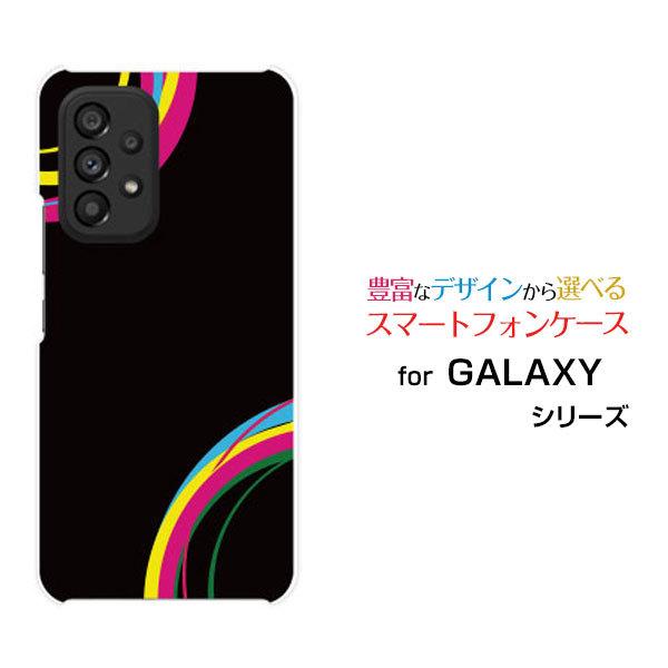 X}zP[X GALAXY A53 5G MNV[ G[tBteBX[ t@CuW[ n[hP[X/TPU\tgP[X Colorful Line(black) Jt ubN  g