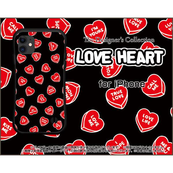 �X�}�z�P�[�X iPhone 12 mini �A�C�t�H�� �g�D�G���u �~�j �ϏՌ� �n�C�u���b�h�P�[�X �X�g���b�v�z�[���t LOVE HEART(�u���b�N�E�����_��)