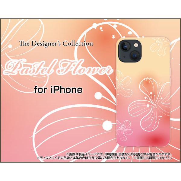 iPhone 13 mini ACtH T[eB[ ~j n[hP[X/TPU\tgP[X tیtBt Pastel Flower type007 pXe sN IW  t[
