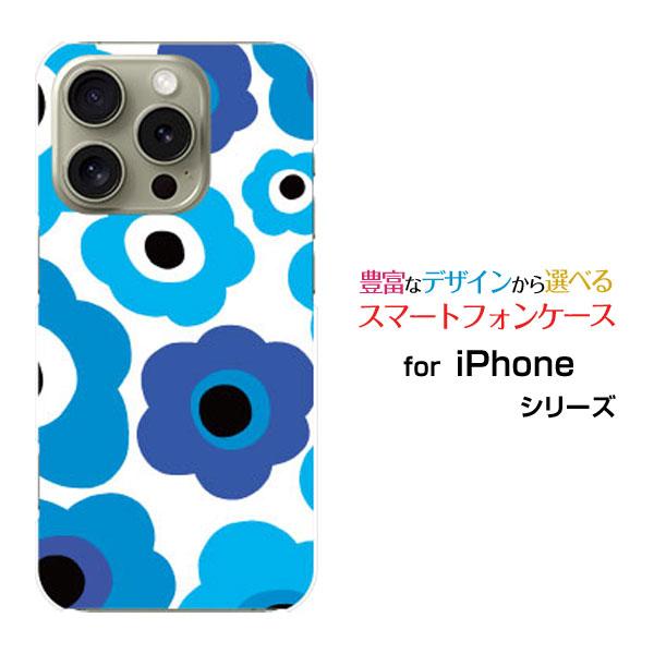 iPhone スマホケース 16 Pro ハードケース/TPUソフトケース フラワー