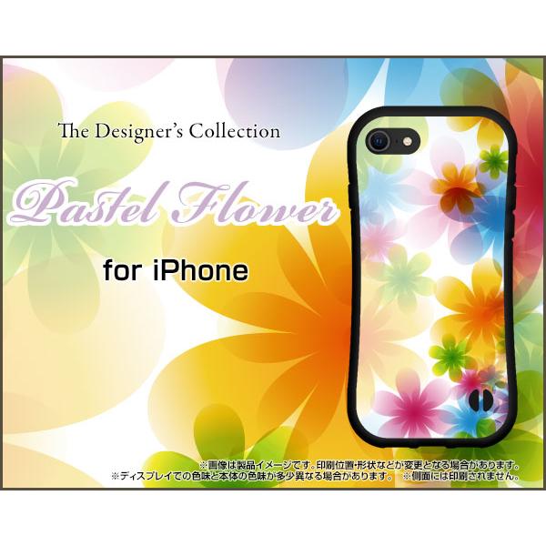 �X�}�z�P�[�X iPhone 8 �A�C�t�H�� �G�C�g �ϏՌ� �n�C�u���b�h�P�[�X �X�g���b�v�z�[���t Pastel Flower type002