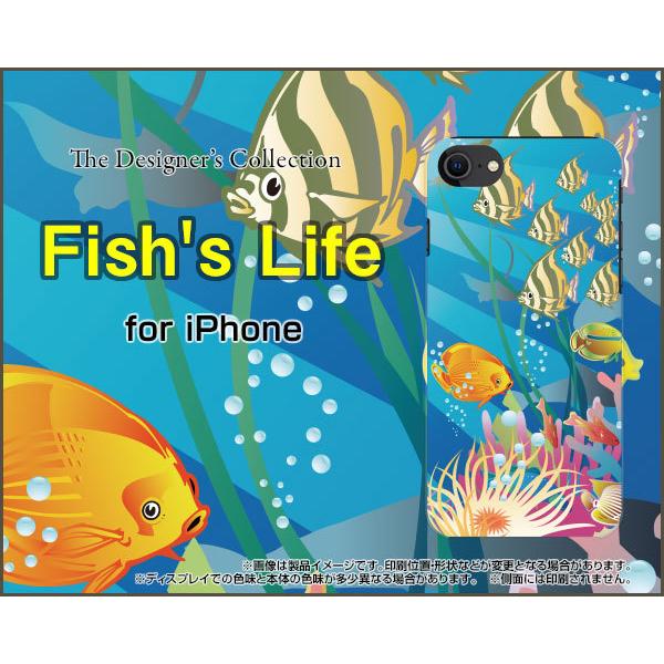 iPhone SEi3j ACtH GXC[ iPhone SE3 n[hP[X/TPU\tgP[X tیtBt Fish's Life  T}[ C Mы