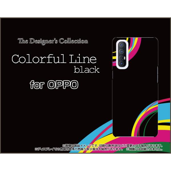 X}zP[X OPPO Reno5 A  Ib| mt@Cu G[ n[hP[X/TPU\tgP[X Colorful Line(black) Jt ubN  g