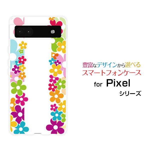X}zP[X Google Pixel 6a O[O sNZ VbNXG[ n[hP[X/TPU\tgP[X FLOWER LINE i킢j |bv  t[