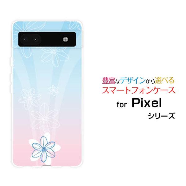 X}zP[X Google Pixel 6a O[O sNZ VbNXG[ n[hP[X/TPU\tgP[X Pastel Flower type005 pXe  t[ sN u[