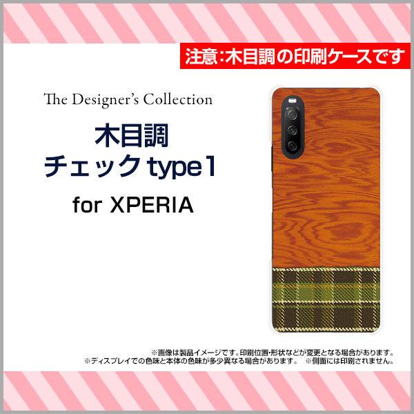 XPERIA 10 III Lite n[hP[X/TPU\tgP[X tیtBt ؖڒ`FbNtype1 Ebh wood z `FbN uE O[  
