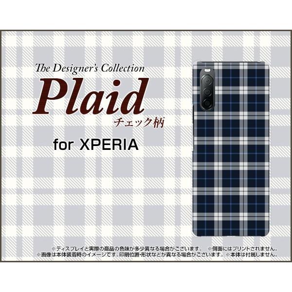 XPERIA 10 II SO-41A SOV43 Y!mobile n[hP[X/TPU\tgP[X tیtBt Plaid(`FbN) type003  iq  Vv 