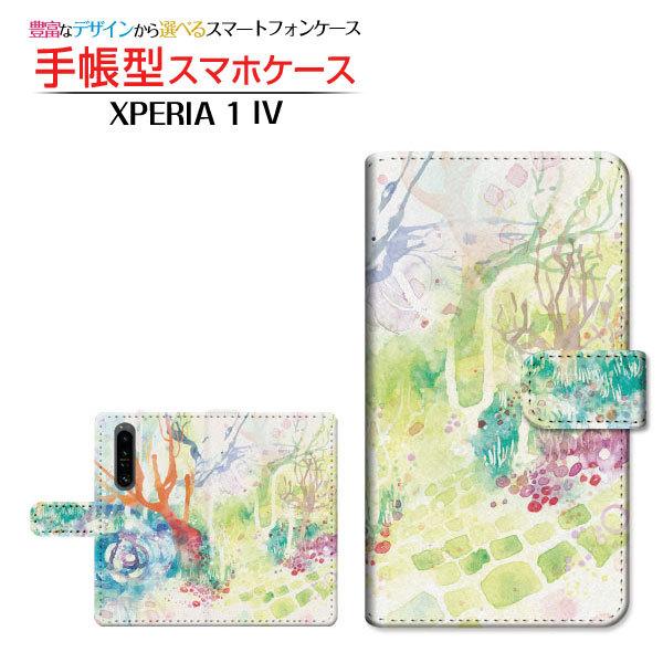�X�}�z�P�[�X XPERIA 1 IV SO-51C SOG06 �蒠�^ �P�[�X �J�������Ή� F:chocalo �f�U�C�� �r�c �D Silent girden �� �V���v�� �C���X�g �͗l �X