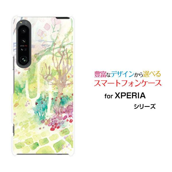 �X�}�z�P�[�X XPERIA 1 IV SO-51C SOG06 �n�[�h�P�[�X/TPU�\�t�g�P�[�X Silent girden F:chocalo �f�U�C�� �� �V���v�� �C���X�g �͗l �X