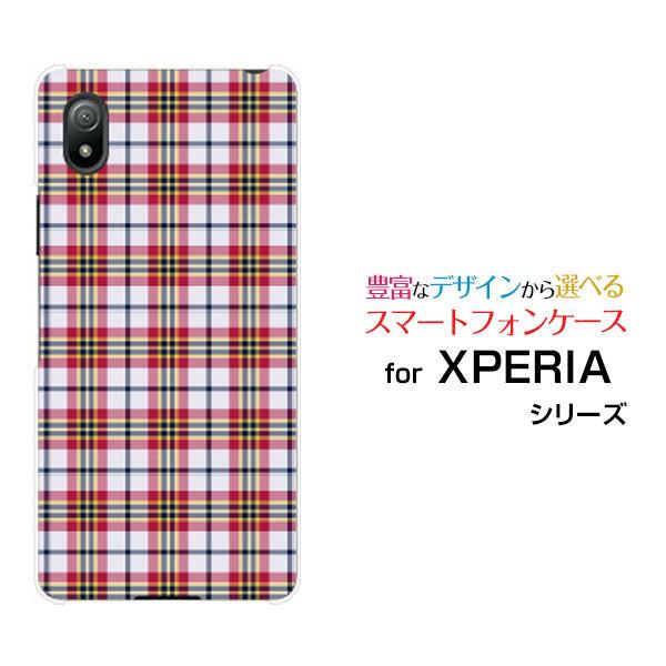 X}zP[X XPERIA Ace III SO-53C SOG08 n[hP[X/TPU\tgP[X Plaid(`FbN) type002  iq   i킢j