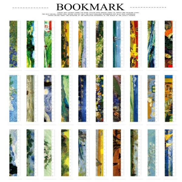 しおり 栞 30枚セット 花 英文字 フラワー ブックマーク