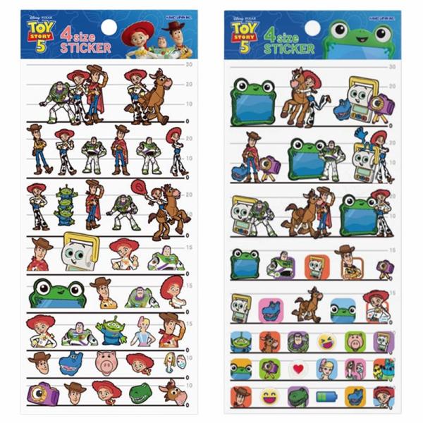 カミオジャパン 4size STICKER トイストーリー ディズニー コレクション ステッカー シール ミニ カラフル カワイイ かわいい 日本製 キャラクターズ