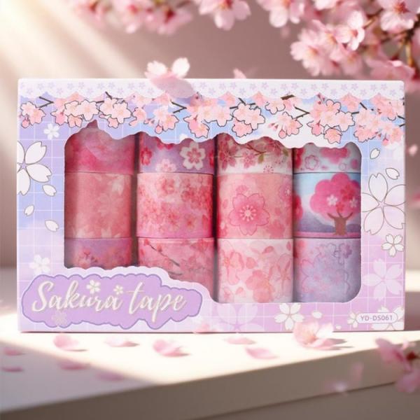 柄違い16ロール マスキングテープ 買得セット 桜 さくら 桜の花 桜の木