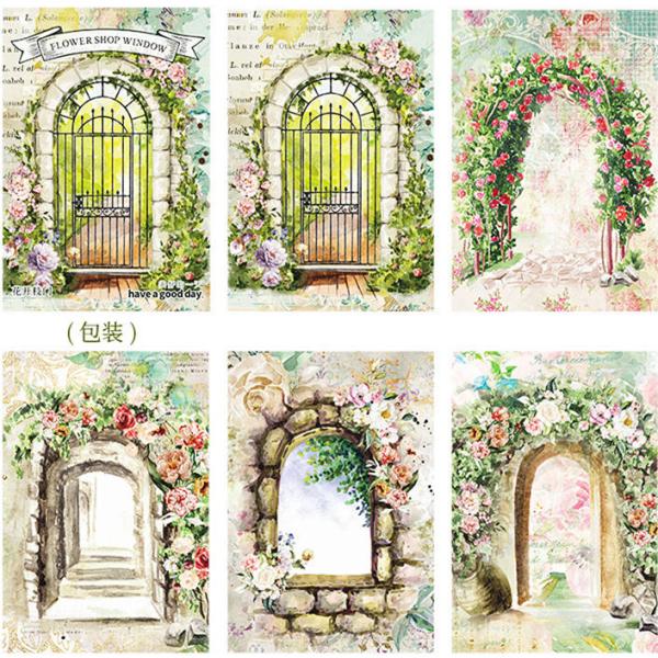 【L】フローラルフレーム♥Darkness Fairy18枚♥コラージュ素材♥ L】フローラルフレーム♥Darkness Fairy18枚♥コラージュ素材