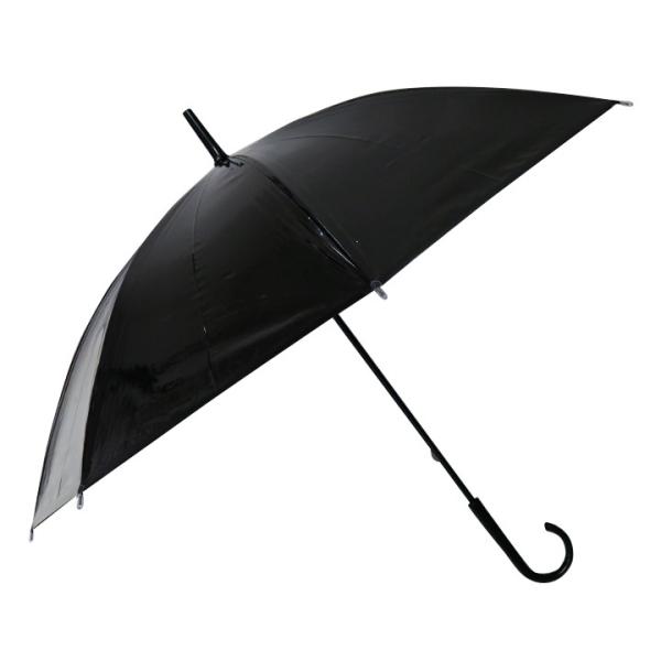 即日発送 カラービニール傘 ビニール傘 50cm カラー黒 6本セット 006set 販促スタジアム 通販 Yahoo ショッピング