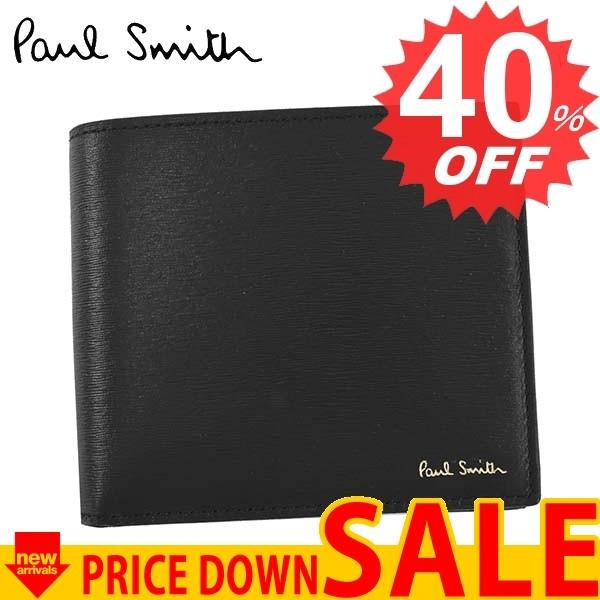 二つ折り財布 Billfold Coin バーゲン Ch ポールスミス 78 M1a43 Astrgs Bk Astrgs ポールスミス 78 財布 Paul Smith And 100 Calf Leather 比較対照価格28 600 円