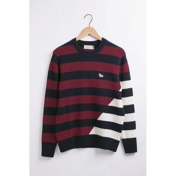 熱販売 Pullover Kitsune Maison メンズニットセーター メゾンキツネ 人気新作激安セール 誕生日ギフトプレゼントにおすすめ Fw17m608 円 33 509 比較対照価格 ボルドー ホワイト ネイビー Nabu トップス Cinaf Fr