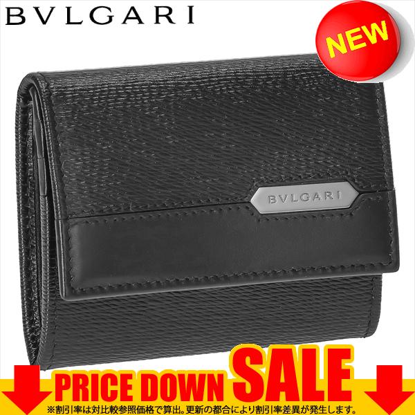 BVLGARI ブルガリ 財布 小銭入れ 282856 メンズ GRAIN/BLK BLK 比較  