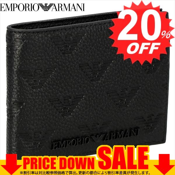 EMPORIO ARMANI エンポリオアルマーニ 財布 二つ折り財布 YEM176-Y142V  