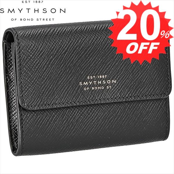 Smythson スマイソン 財布 小銭入れ SMYTHSON SMY-1028405-BLK LEATHER 