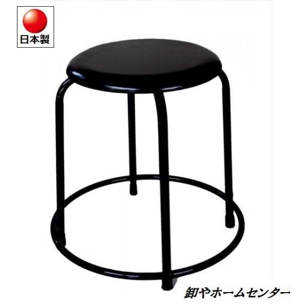 10個（中古）不二貿易 パイプ椅子 丸 幅30×奥行30×高さ45cm ブラック スツール スタッキング可能 合皮 耐荷重80kg 丸椅子 Amazon.co.jp: 丸椅子 10脚セット (オールブラック・黒色) パイプ 椅子