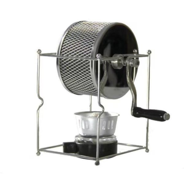 コーヒーロースター 手回し ドラム式 焙煎器 304ステンレス 家庭用業務用  小型でも本格焙煎、豆の香りを引き出す手動コーヒー豆ロースター