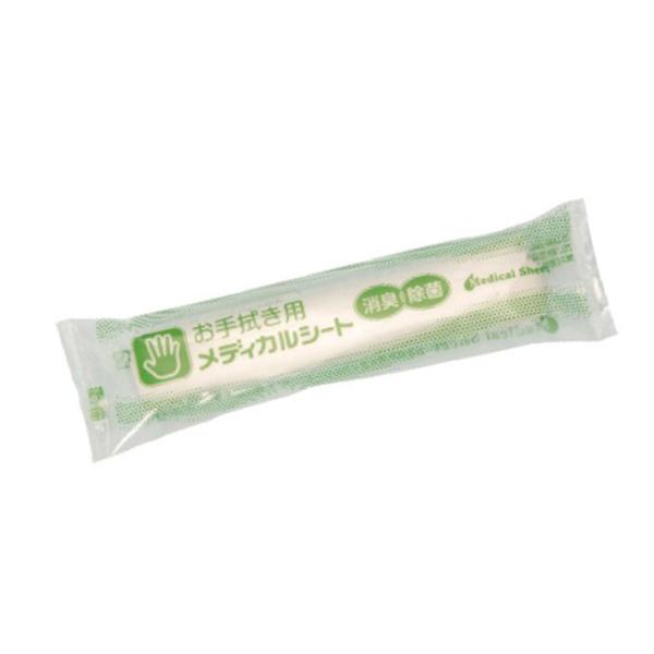 紙おしぼり メディカルシート おてふき用●おしぼりサイズ：290×280mm●坪量：60g/m2●外装サイズ：60×190mm●成分：水、消臭・除菌剤（安定二酸化塩素、賦活剤、活性化保持剤）●日本製●無刺激性なので安心してご使用いただけます...
