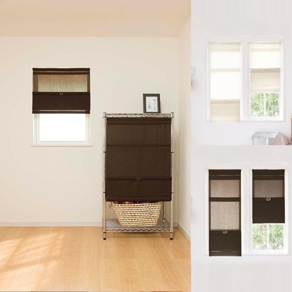 片手で簡単操作できるコードレスのシェードです。コードレスなのでお子様やペットがいるご家庭でも安心してご使用できます。取付け方法は3タイプあるので、用途に合わせて取付け可能です。