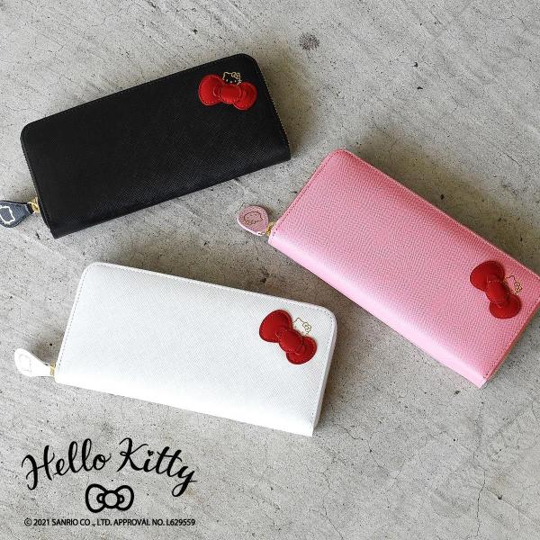 【美品】ハローキティ hello kitty 長財布　財布　ヴィンテージ　レトロ ハローキティ 長財布 財布 レディース 牛革 Hello Kitty キティ キティ